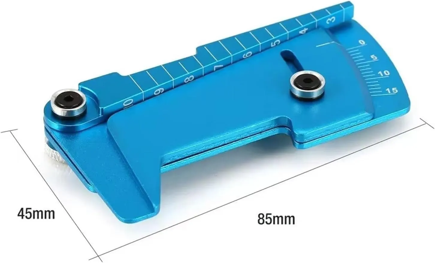 RC Upgrade Accessory Compatible with HSP for Tamiya for MST 1/10 1/12 RC for Model Car Drift Tools Adjustable Ruler Wheel Hub Balance Ruler Camber 15° Tools(Blue)