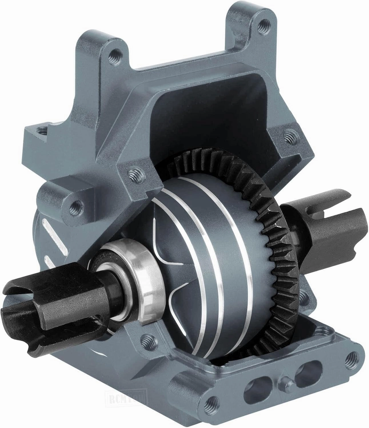 RC Aluminum Gearbox Case & Diff Gear 43T/13T Upgrades Part for 1/8 Kraton Outcast Typhon Notorious 6s BLX 1/7 Infraction Felony Mojave 6s BLX Limitless,Red