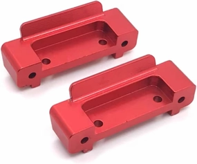 RC Car DIY Parts for WLtoys 184011 A949 A959 A969 A979 K929 Metal Refit Front and Rear Lower for Swing Arm Fixtures Guard Bar RC Car Upgrade Parts(Red)