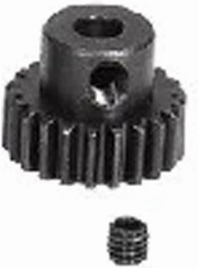 RC Car Metal Steel 17T 19T 21T 23T Motor Gear Pinion Teeth gearwheel Repalcement for ZD-Racing 1/10 DBX-10 DBX10 RC Car Upgrade Parts Accessories (Color : 23T)