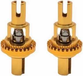 RC Car Parts for Wltoys 284131 K969 K979 K989 K999 P929 P939 for MINI-Q for AWD for IW04M for AMZ 1/28 RC Car Upgrades Parts Metal Adjustable Differential(Yellow)
