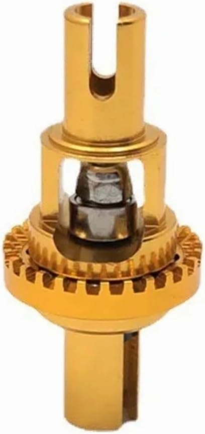 RC Car Parts for Wltoys 284131 K969 K979 K989 K999 P929 P939 for MINI-Q for AWD for IW04M for AMZ 1/28 RC Car Upgrades Parts Metal Adjustable Differential(Yellow)