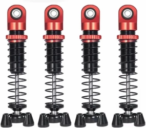RC Car Shock Absorber Compatible With Kyosho For Jimny 1/18 For MINI-Z 4×4 For Wrangler 1/24 RC Car Parts 4Pcs 37 45mm Adjustable Shock Absorber Damper(4Pcs 45mm)