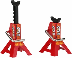 RC Car Stand Adjustable Height Mini Simulation Stand Model Car Repair Frame 1Pair 3 Ton