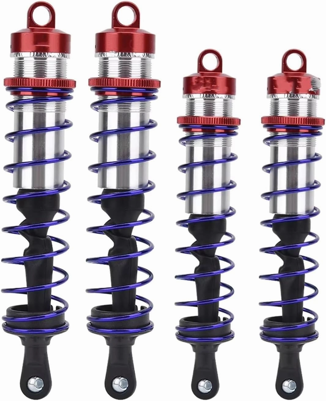 Rc Damper Shock Absorber for Hpi for Zd 1/8 4pcs Metal Oil Pressure Adjustable Front Rear Shock Damper RC Car Parts Accessories Upgrade Replacement Use