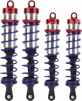 Rc Damper Shock Absorber for Hpi for Zd 1/8 4pcs Metal Oil Pressure Adjustable Front Rear Shock Damper RC Car Parts Accessories Upgrade Replacement Use