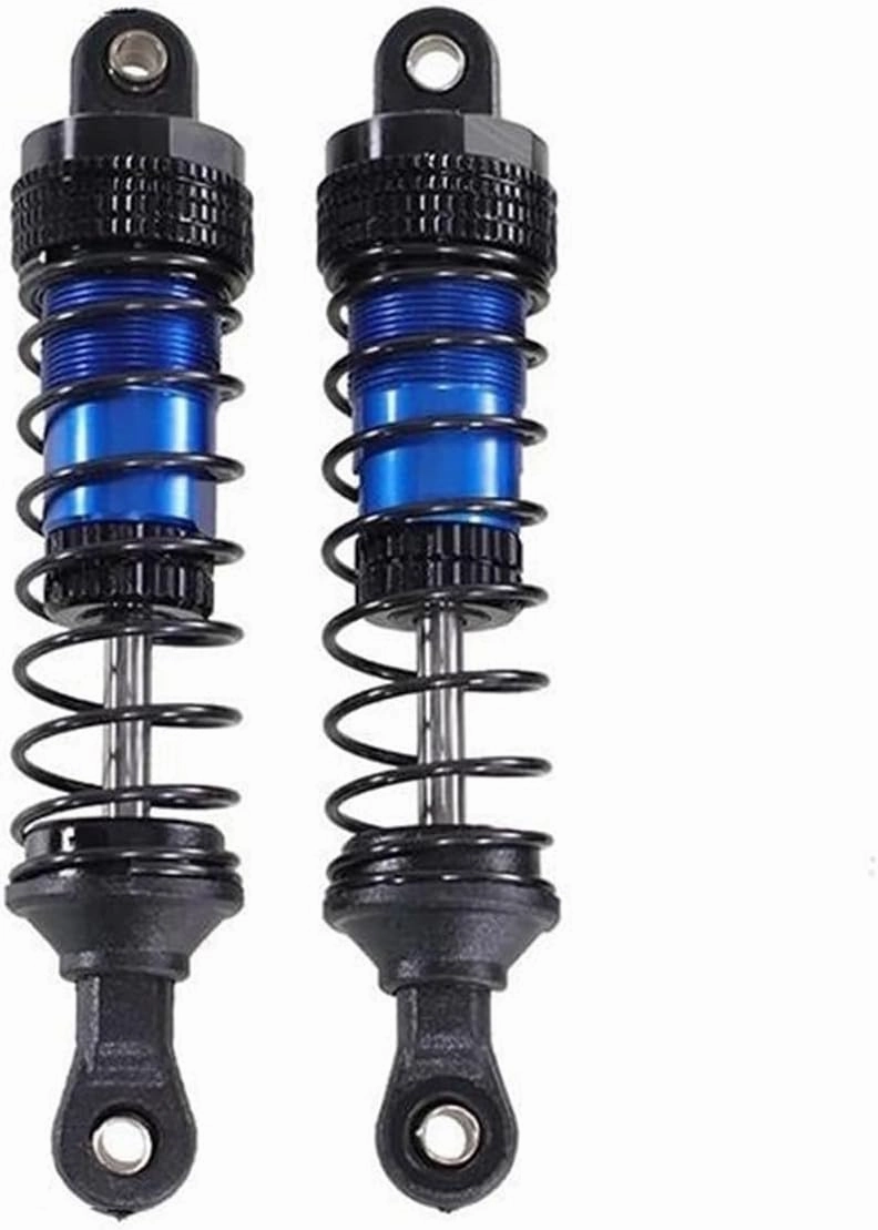 RC Parts for Wltoys 144001 144002 144010 124007 124008 124016 124017 124018 124019 Metal Shock Absorber Oil Damper RC Car Upgrade Parts Accessories(Natural,Set)