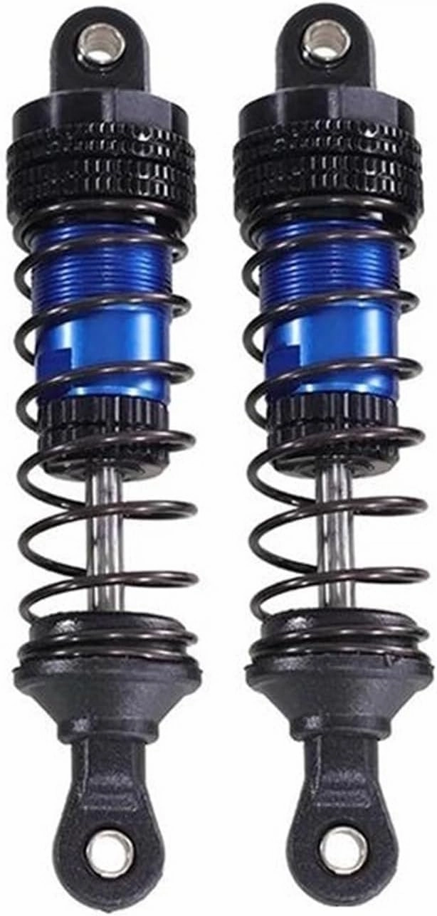 RC Parts for Wltoys 144001 144002 144010 124007 124008 124016 124017 124018 124019 Metal Shock Absorber Oil Damper RC Car Upgrade Parts Accessories(Natural,Set)