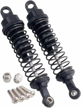 Rc Shock Absorber For Buggy M602 1/18 5 Color Alum Shock Absorber 60mm 2P Multiple Colors Available Rc Car Tracked Parts Accessories Upgrade Replacement Use(Black)