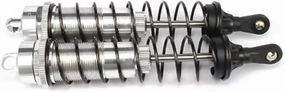 Rc Shock Absorber For Hpi 1/8 Aluminum Adjustable RC Shock Absorber Damper 140mm Rc Car For Buggy Truck Crawler Accessories Upgrades Parts Replacement Use(Silver)