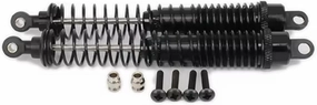 Rc Shock Absorber For Hsp For Hpi 1/10 2PCS Alloy Oil Adjustable Type 130mm Long Shock Absorber Damper Rc Car Crawler Truck Parts Accessories Replacement Use(Black)