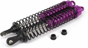 Rc Shock Absorber For Hsp For Hpi For Losi 1/8 2PCS 140mm Aluminum Shock Absorber Damper Rc Car For Buggy Truck Oil Adjustable Parts Upgraded Replace Use(Purple)