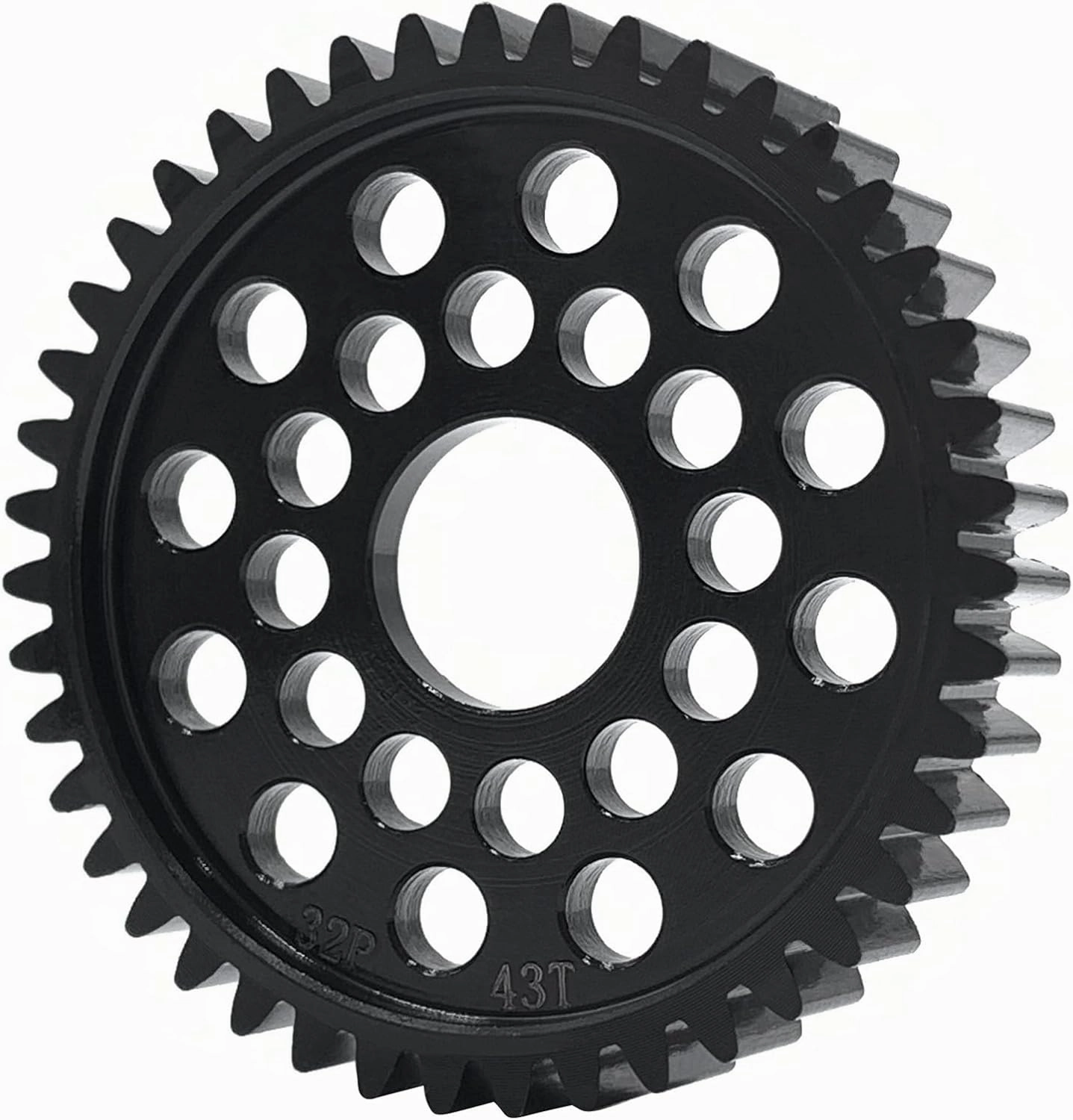 RC Steel Spur Gear 32P 40T 41T 42T 43T 44T Hardened Steel Upgrades Main Gear for 1/10 Xpress XM1S Execute 4WD Mini E-RC Car (43T)