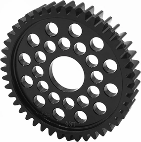 RC Steel Spur Gear 32P 40T 41T 42T 43T 44T Hardened Steel Upgrades Main Gear for 1/10 Xpress XM1S Execute 4WD Mini E-RC Car (43T)