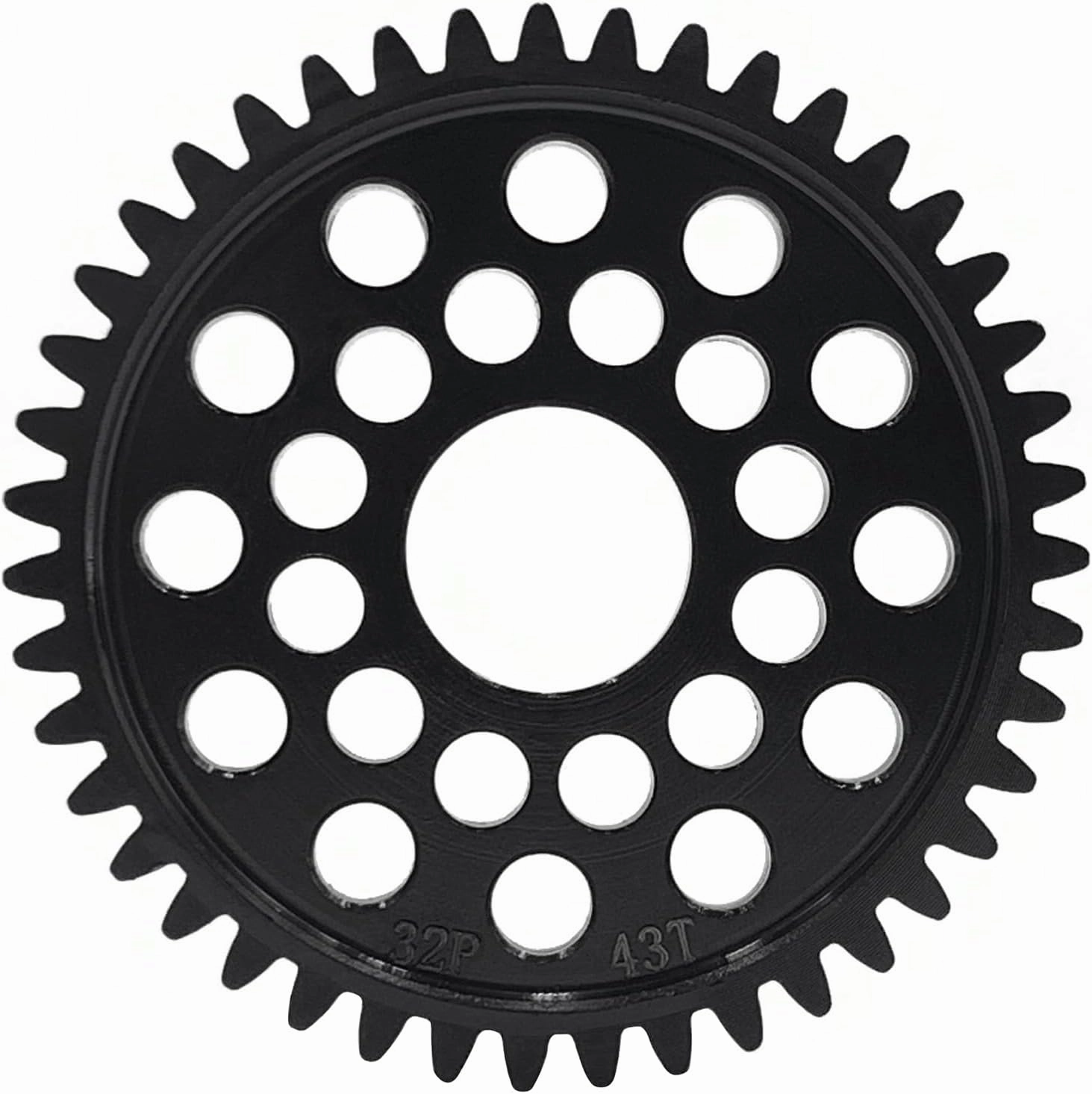 RC Steel Spur Gear 32P 40T 41T 42T 43T 44T Hardened Steel Upgrades Main Gear for 1/10 Xpress XM1S Execute 4WD Mini E-RC Car (43T)