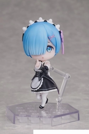 Re:Zero Deformplus Rem Collectible Figure, Maid Outfit, Full Action Deformation