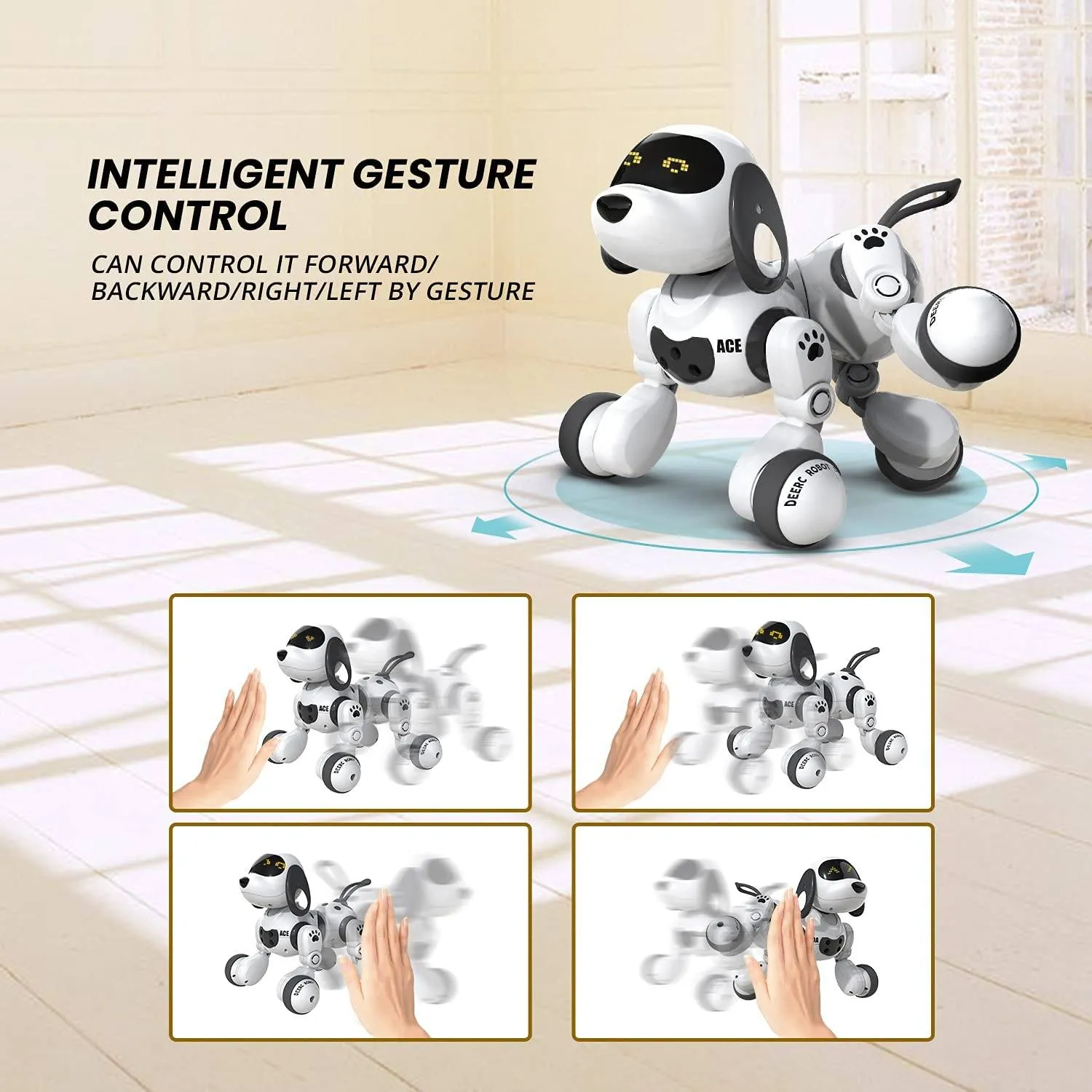 Remote Control Dog Robot Toy for Kids