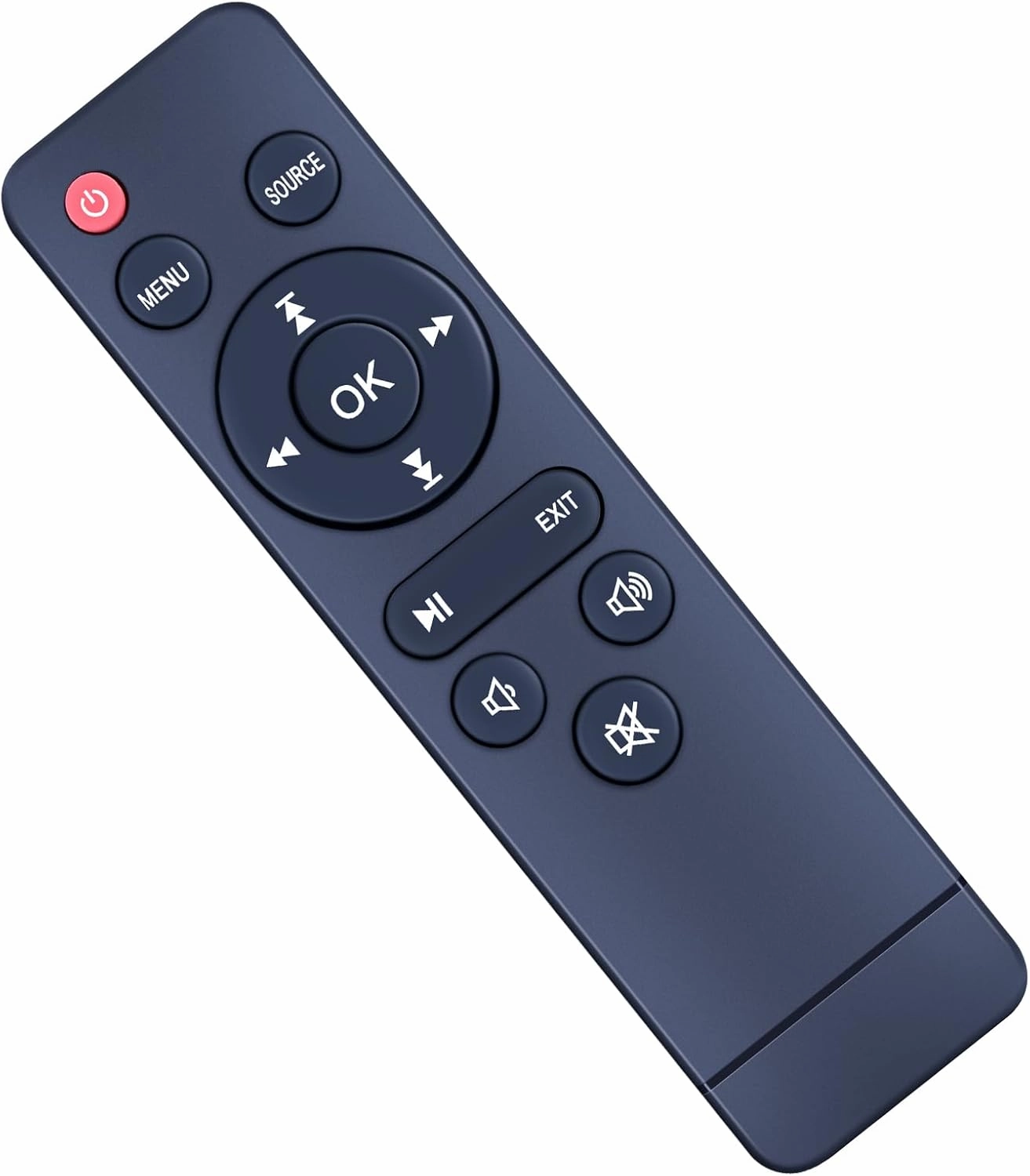 Replacement Remote Control for TMY Projector V88 V78 V08 V68 V28 PT-06 V78, for PANSEBA HI-04, for NISOO M10, DR.J Professional Mini AK-40 AK-30 AK-50 PJ0911, AuKing ‎M8-F Projector