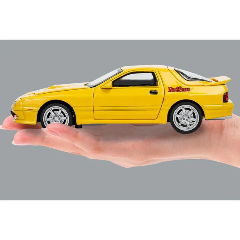 Resembling MZD XR7 Diecast Car - Openable Doors, Pull Back, Sound & Light | 1:32 Scale (3 Years till Grown Ups)
