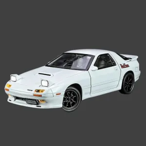 Resembling MZD XR7 Diecast Car - Openable Doors, Pull Back, Sound & Light | 1:32 Scale (3 Years till Grown Ups)