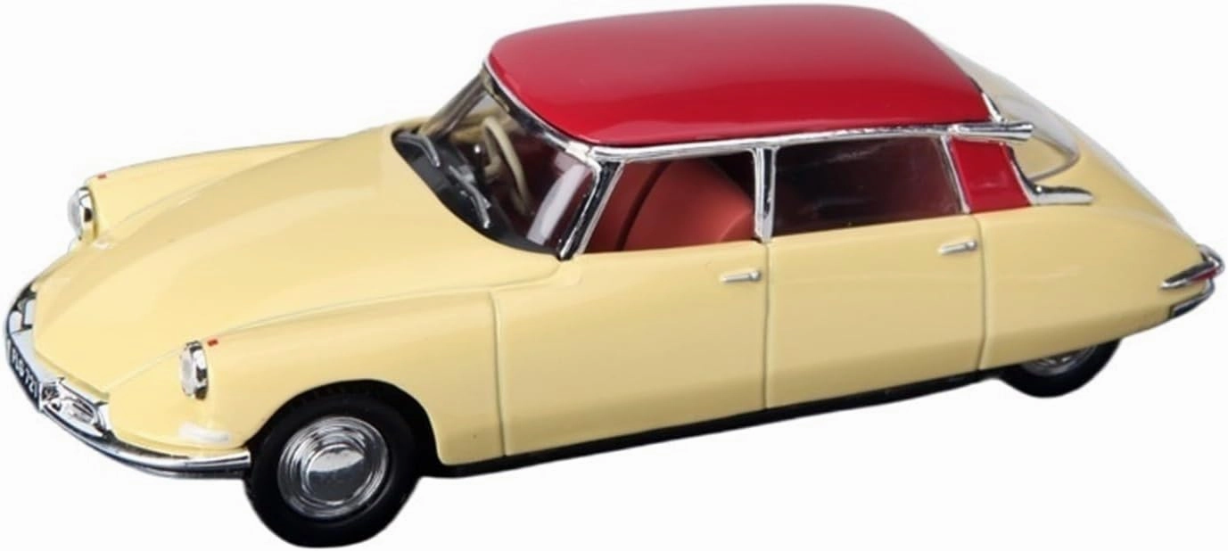 Resin Car Models Kit 1 43 Fit for Citroen DS 19 Alloy Car Model Doors are Not Open Simulation Collection Souvenir Adult Boy Toys