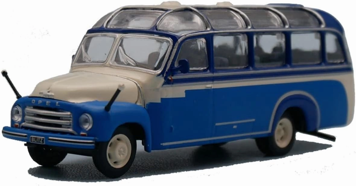 Resin Car Vehicle Model Fit for Opel Blitz 1 72 Lightning Minibus Alloy Car Model Metal Toy Vehicle Collection Boys Gifts Festive Deluxe Gift