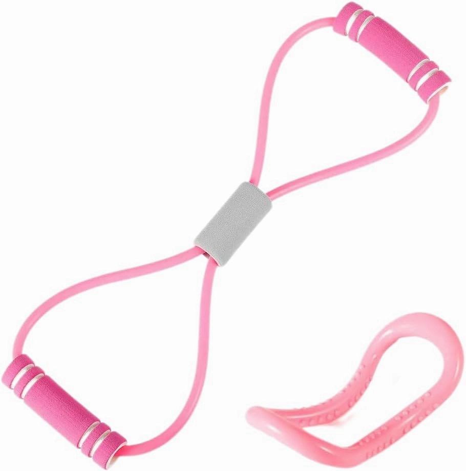 Resistance Bands, Pilates Circle,Figure 8 Exercise Bands 8 Shaped Resistance Bands for Arms, Chest Expander, Yoga Gym Fitness Pulling Rope