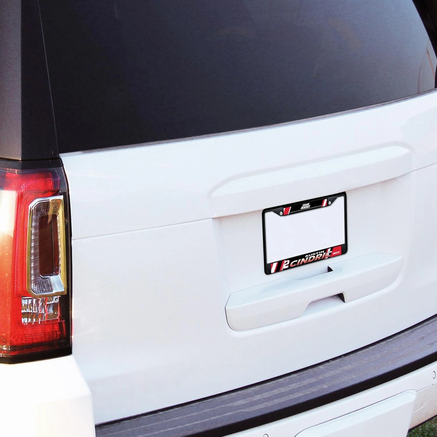 Rico Industries NASCAR Racing Pick Your Driver Black Chrome Frame with Decal Inserts 12" x 6" Car/Truck Auto Accessory