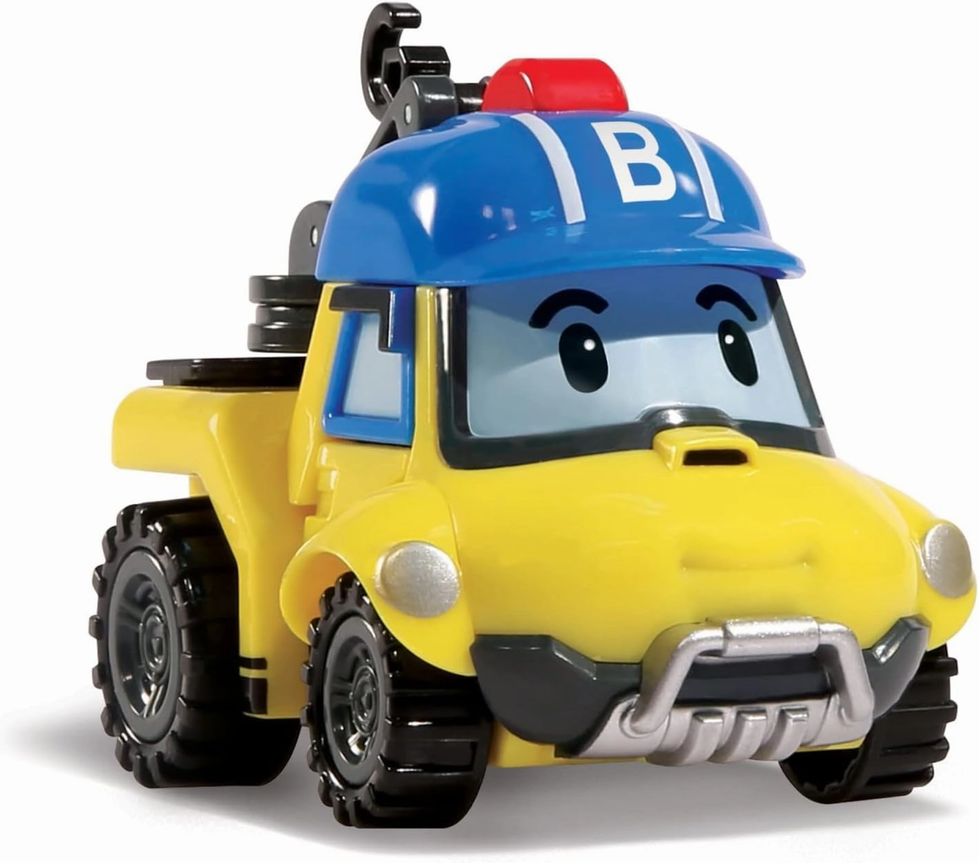 Robocar Poli 4" Transforming Robot Bucky – Emergency Vehicle Action Figures | Rescue Team Playset Gift for Boys & Girls Ages 1–5