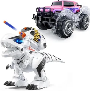 Ruko 1601AMP3 Amphibious RC Truck for Girls 8809 Remote Control Dinosaur Smart Robot