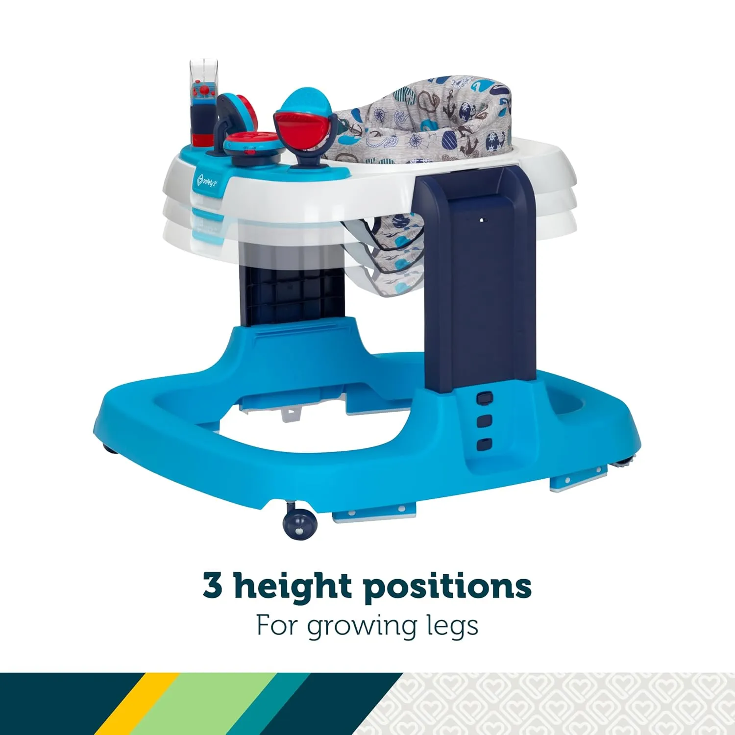Safety 1st Ready, Set, Walk! DX Developmental Walker, Nantucket 2