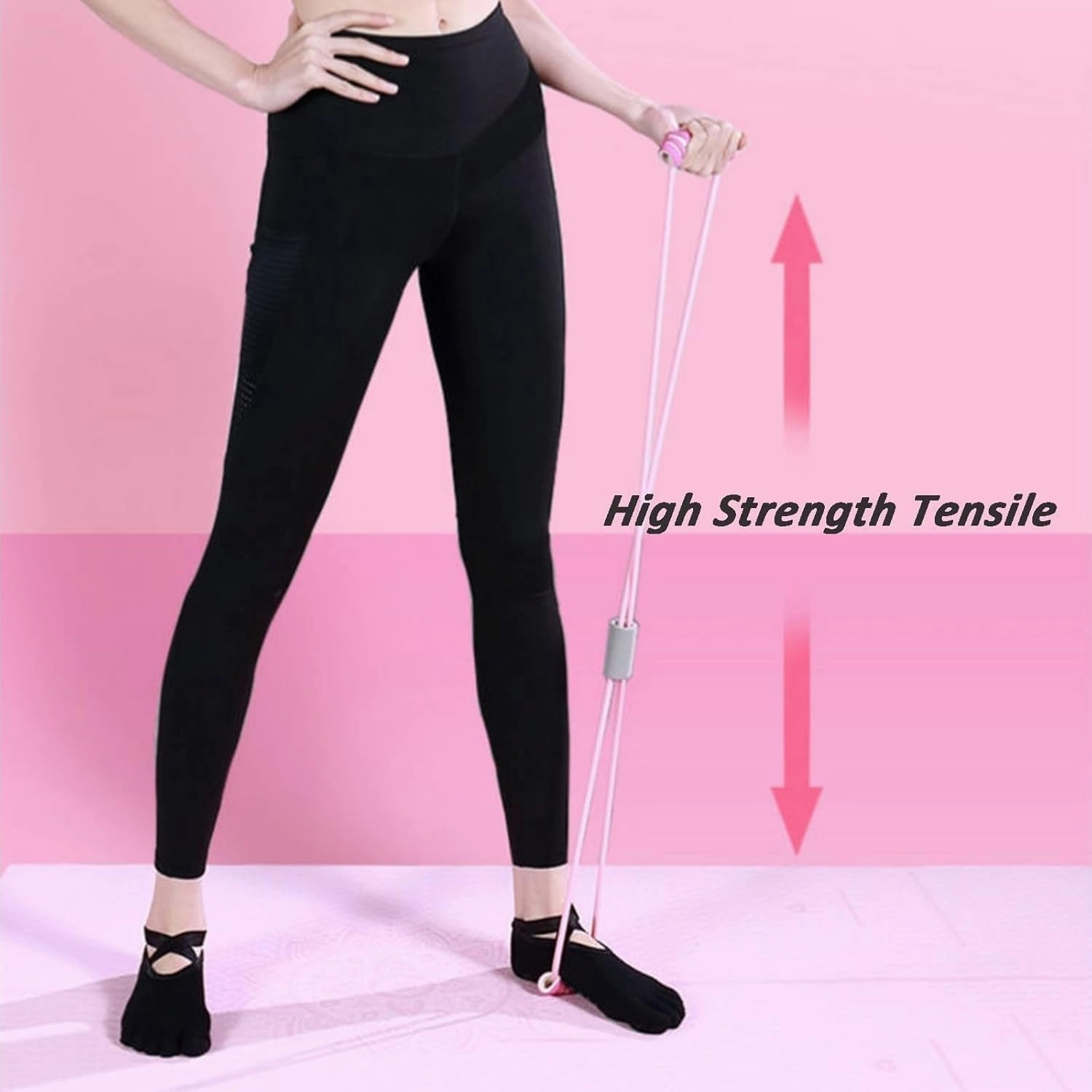 Saludea Resistance Band, Saludea Figure 8 Resistance Band with Handles, for Back and Shoulder Stretch Women & Men