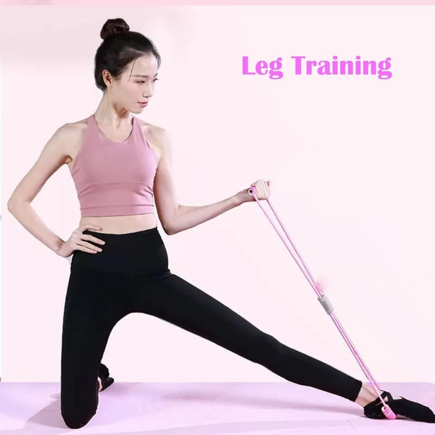 Saludea Resistance Band, Saludea Figure 8 Resistance Band with Handles, for Back and Shoulder Stretch Women & Men