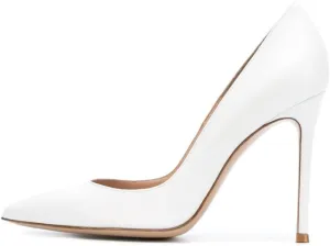 SAMMITOP Women's 100mm High Heel Pumps Slip-on Pointed Toe Sexy Dress Shoes