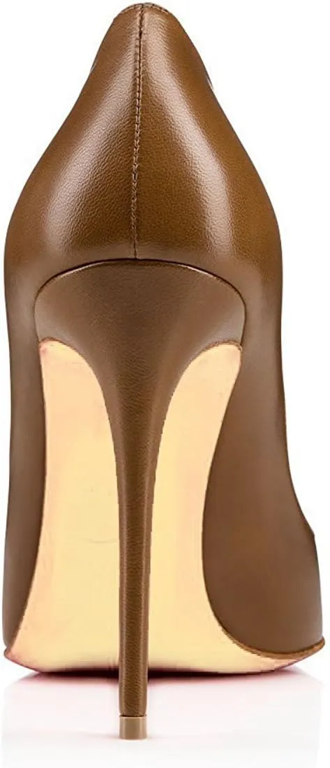 SAMMITOP Women's Pointed Toe Pumps Classic Stiletto High Heel Office Dress Shoes