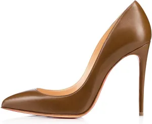 SAMMITOP Women's Pointed Toe Pumps Classic Stiletto High Heel Office Dress Shoes