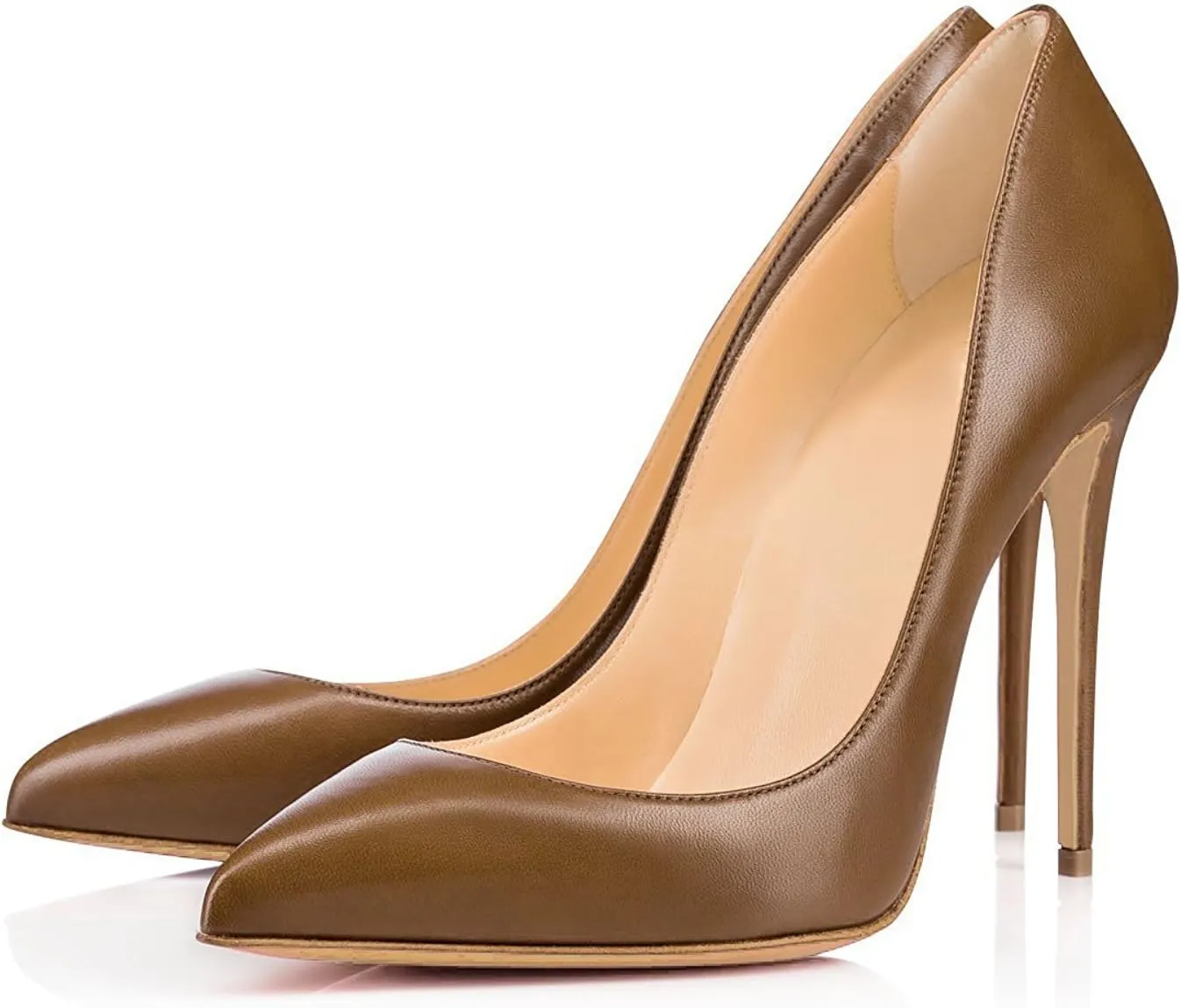 SAMMITOP Women's Pointed Toe Pumps Classic Stiletto High Heel Office Dress Shoes