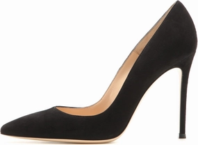 SAMMITOP Women's 100mm High Heel Pumps Slip-on Pointed Toe Sexy Dress Shoes