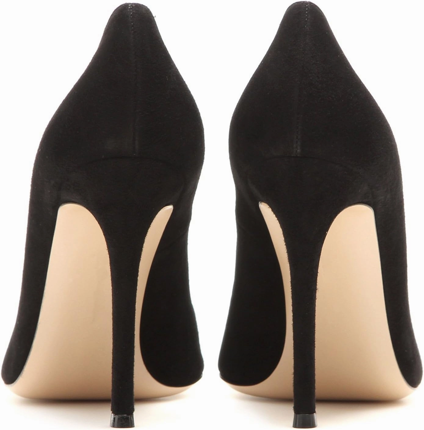 SAMMITOP Women's 100mm High Heel Pumps Slip-on Pointed Toe Sexy Dress Shoes