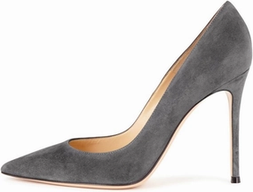 SAMMITOP Women's 100mm High Heel Pumps Slip-on Pointed Toe Sexy Dress Shoes