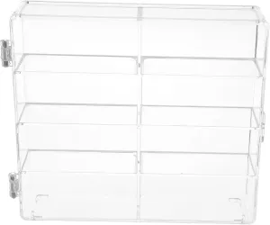Scale Compact Storage Box for Collectors Transparent Dustproof Exhibition Case Dual Functionality for Vehicle Models