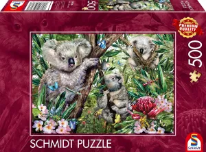 Schmidt Spiele 59706 Cute Koala Family 500 Piece Jigsaw Puzzle