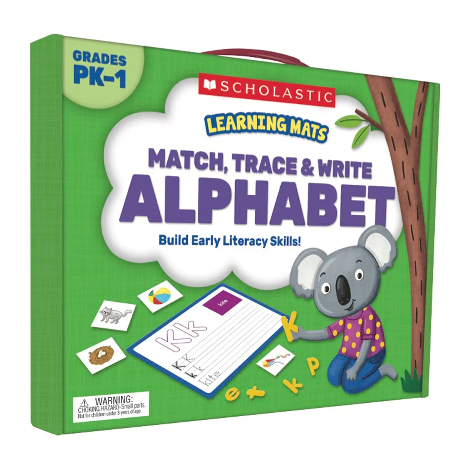 Scholastic Learning Mats: Match, Trace & Write the Alphabet