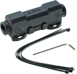 Scosche EFX Delta DFB8WP Compact Weatherproof 12V Power Fuse Block - Dual Mini ANL Fuse Block 8/10 Gauge in 8/10 Gauge Out - Amplifier Distribution Block Splitter for Car Audio, ATV and Marine Amp