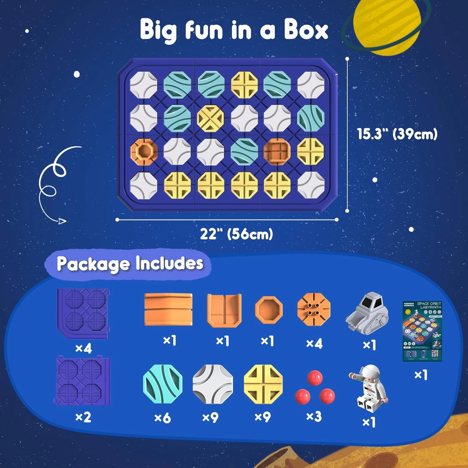 SGILE 24 PCS Road Builder Puzzle Board Game for Kids Age 3-10, Toddler STEM Logical Brain Teaser Maze Race Track Car Play Set Birthday Gift, Preschool Interactive Toys for Boys Girls 3 4 5 6 Year Old