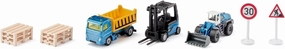 Siku 6336 Construction site Gift Set, Yellow/Blue