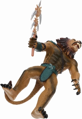 Simulated Werewolf Soldier Model Realistic Werewolf Figurine for Decor Imagination Stimulating for Collectors and Educational Play