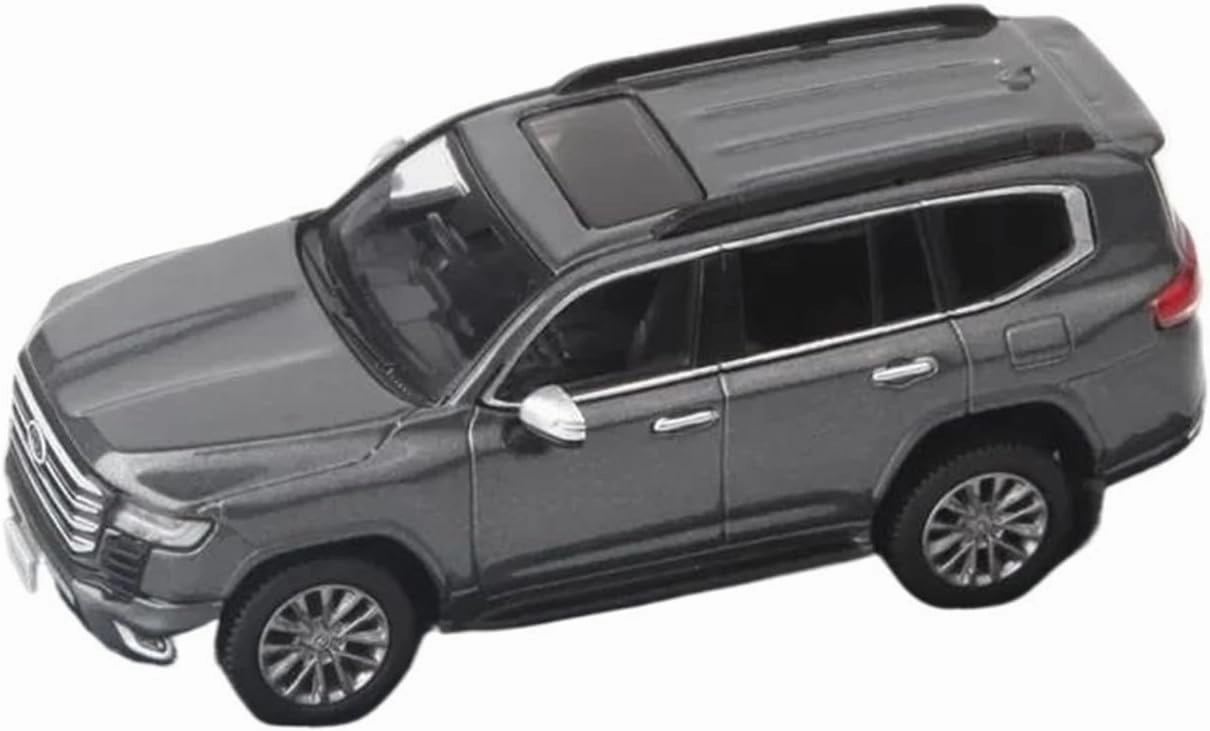 Simulation Car Model 1:64 for Land Cruiser Ja300w Off-Road Simulation Alloy Car Model Home Decoration Metal Ornaments Mini Vehicles Toys(Black)