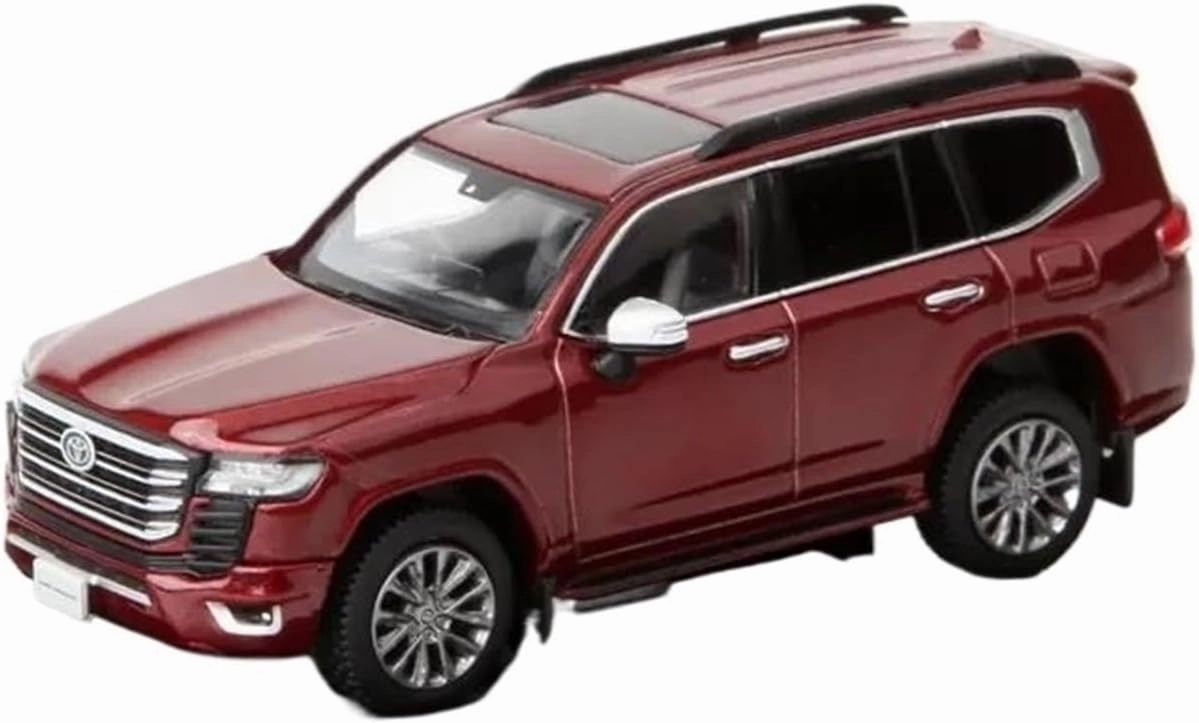 Simulation Car Model 1:64 for Land Cruiser Ja300w Off-Road Simulation Alloy Car Model Home Decoration Metal Ornaments Mini Vehicles Toys(Black)
