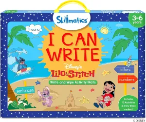 Skillmatics I Can Write Disney's Lilo & Stitch - Reusable Preschool Learning Activities, Educational Toy and Game, Back to School Supplies, Gifts for Students, Kids, Toddlers Ages 3, 4, 5, 6
